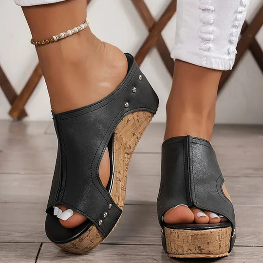 MELISSA – Sandales compensées confort