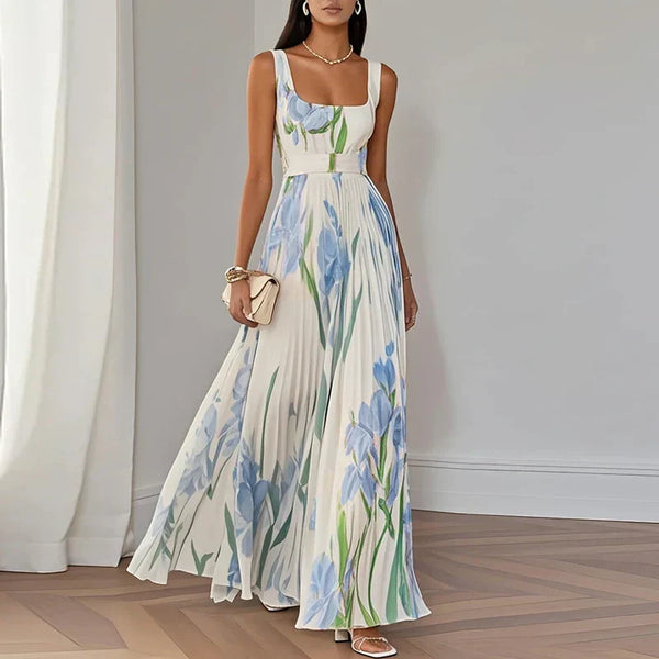 Oriah™ | Robe longue trapèze à fleurs