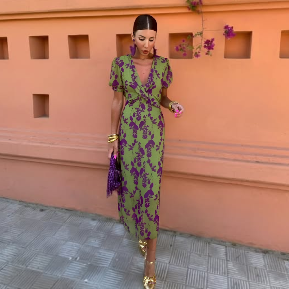Andrea | Robe de printemps élégante