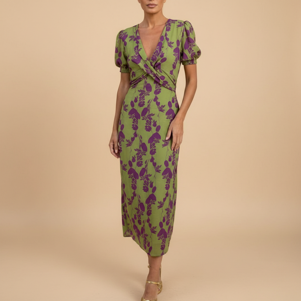 Clara | Robe mi-longue élégante et intemporelle