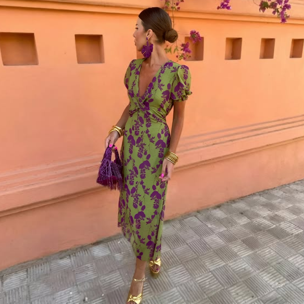 Andrea | Robe de printemps élégante