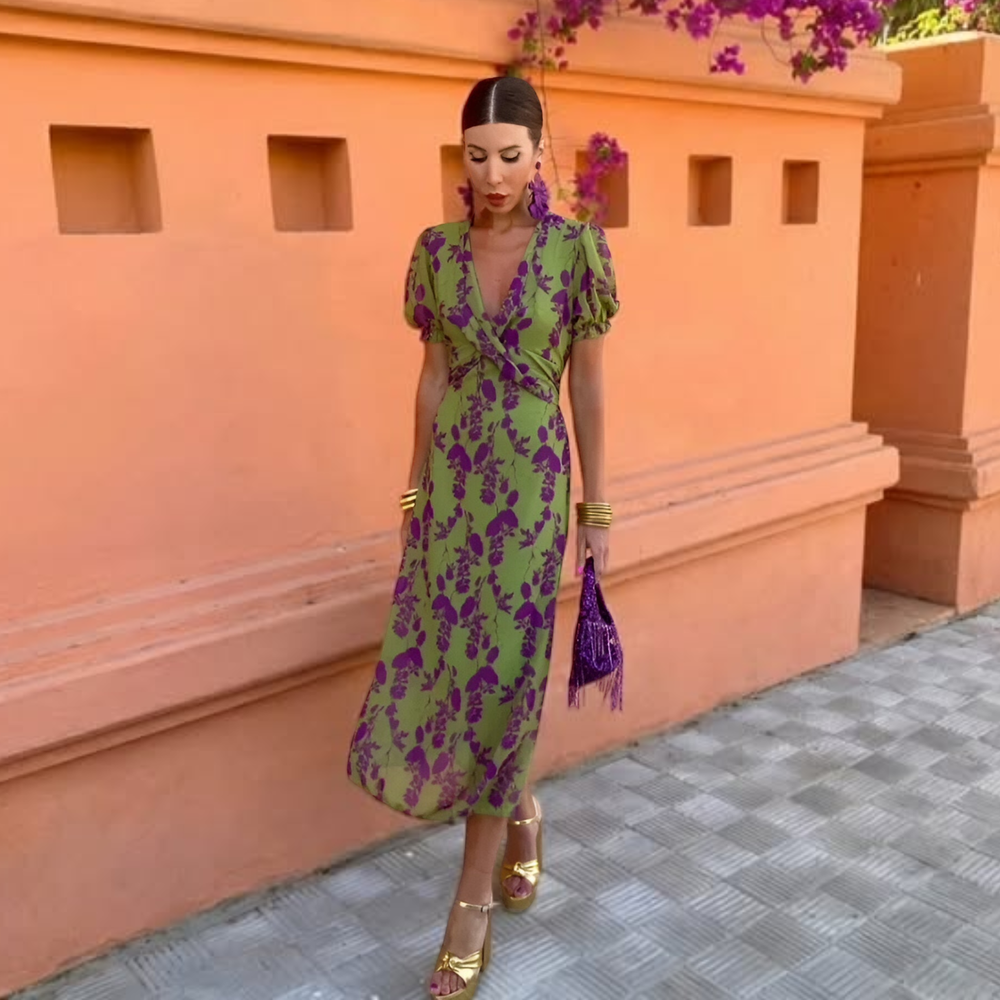 Andrea | Robe de printemps élégante