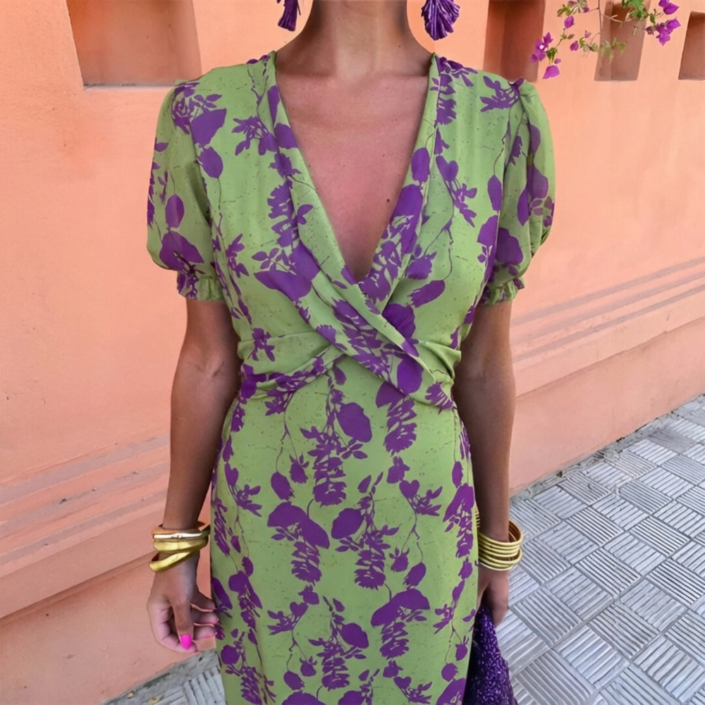 Andrea | Robe de printemps élégante