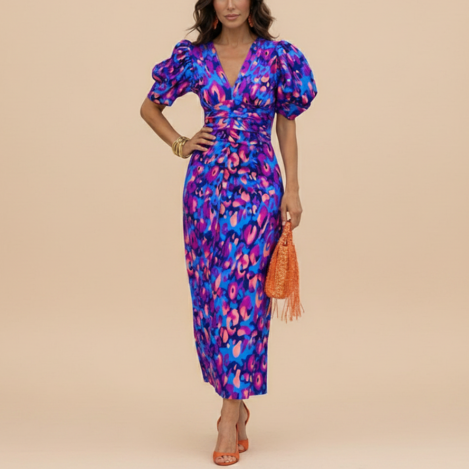 Clara | Robe mi-longue élégante et intemporelle