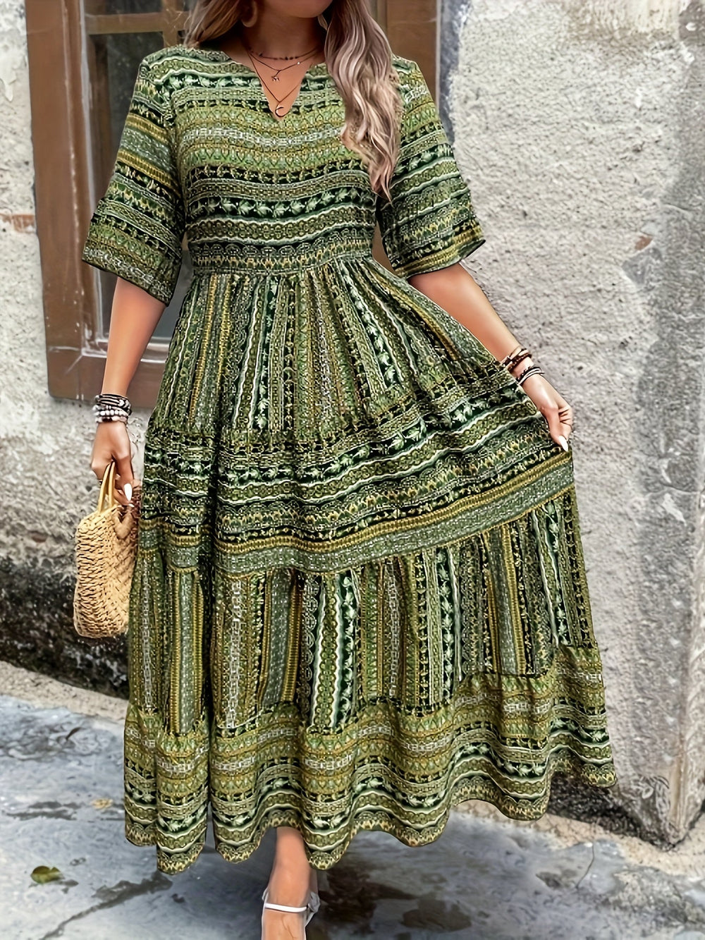 Joraine - Robe Ethnique Fluide
