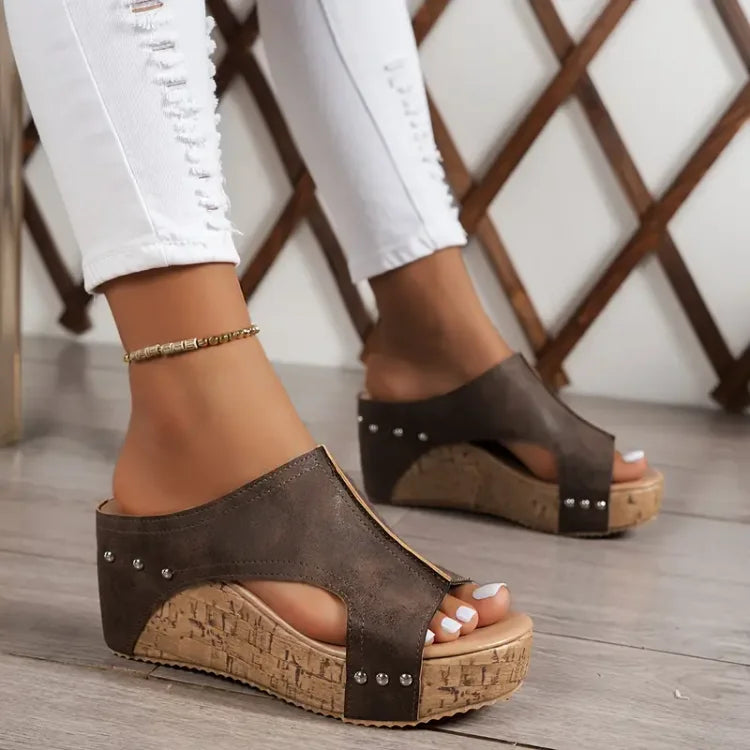 MELISSA – Sandales compensées confort