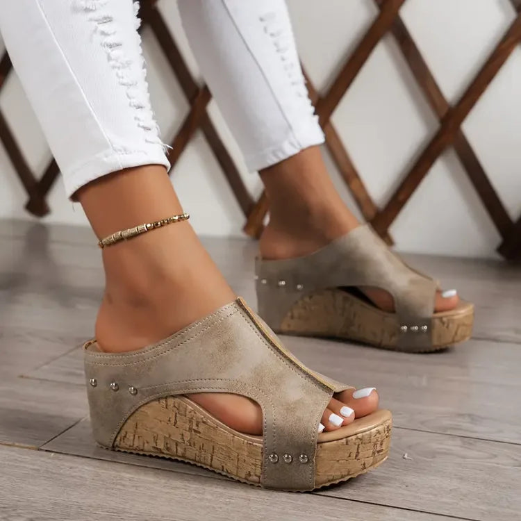 MELISSA – Sandales compensées confort