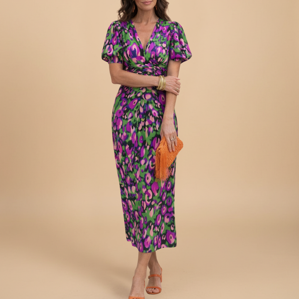 Clara | Robe mi-longue élégante et intemporelle