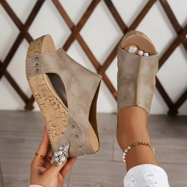 MELISSA – Sandales compensées confort