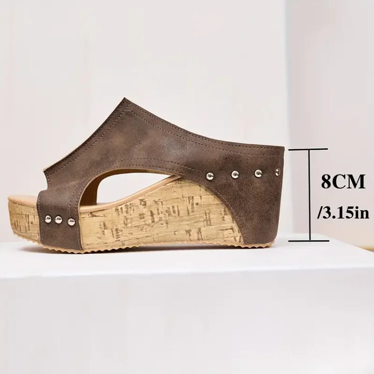 MELISSA – Sandales compensées confort