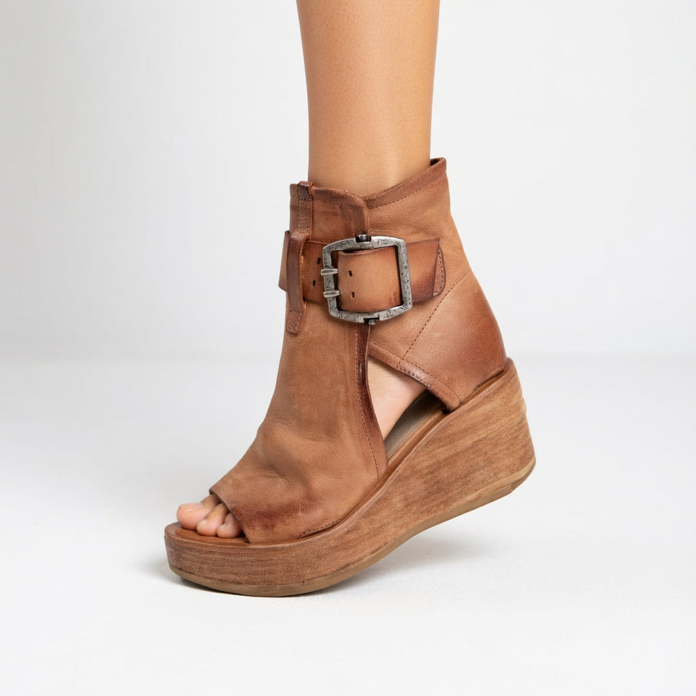Elowen™ — Bottines compensées ouvertes élégantes, confort toute la journée