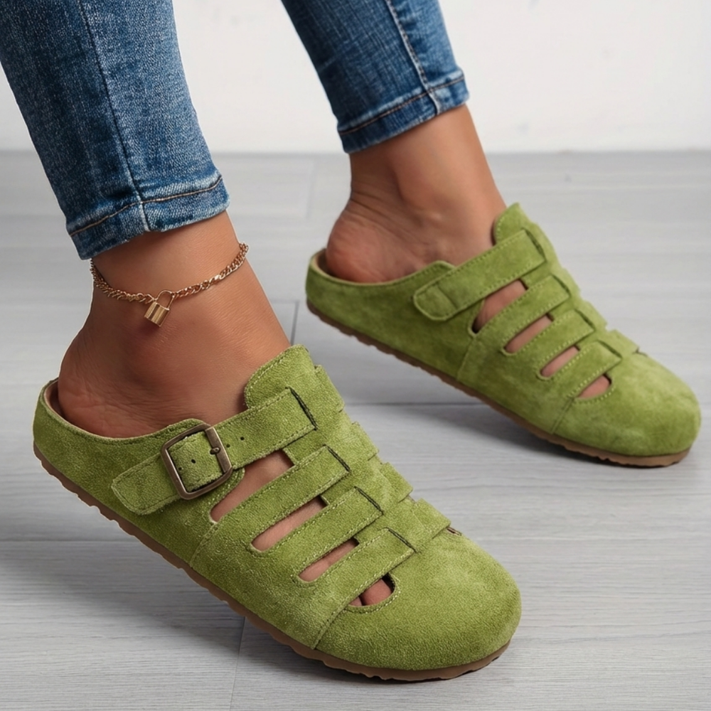 Nathalie | Sandales mules à enfiler confort
