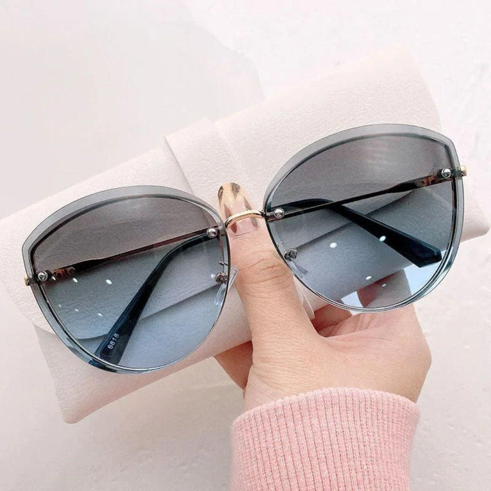 Lunettes de soleil œil-de-chat sans monture Celeste