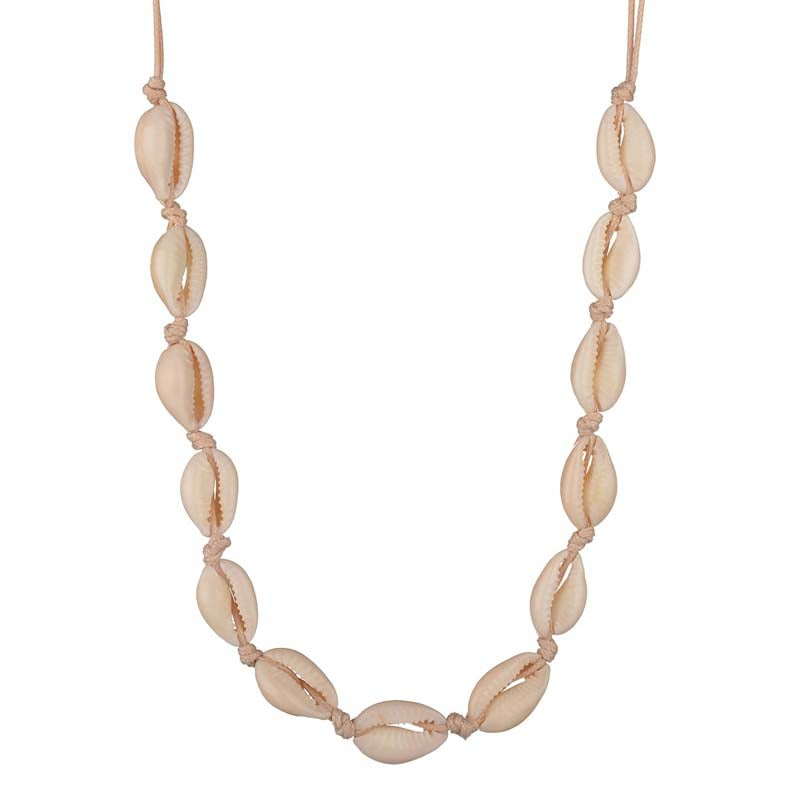 LS | Collier ras-de-cou en coquillages côtier pour femme
