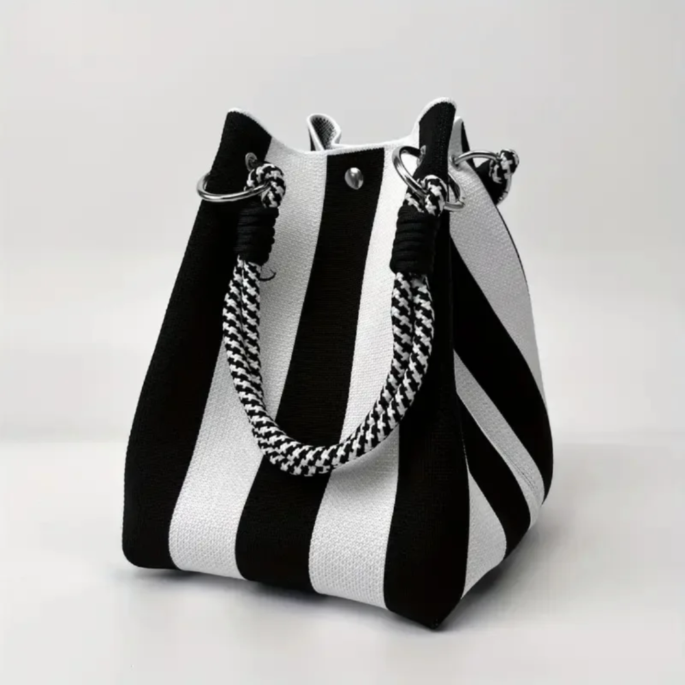 LS | Mini sac seau color block pour femme