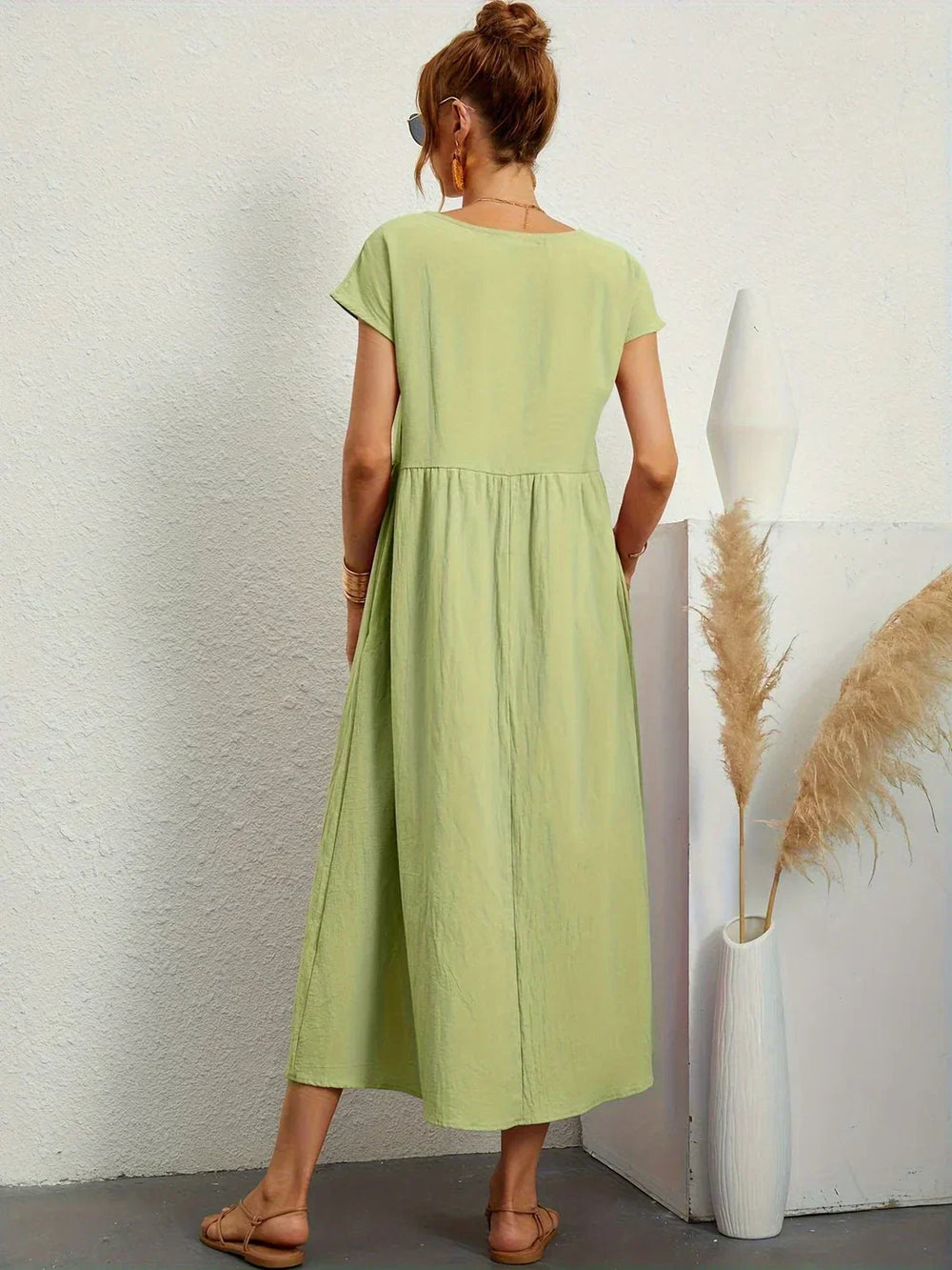 Gabrielle | Robe midi fluide intemporelle