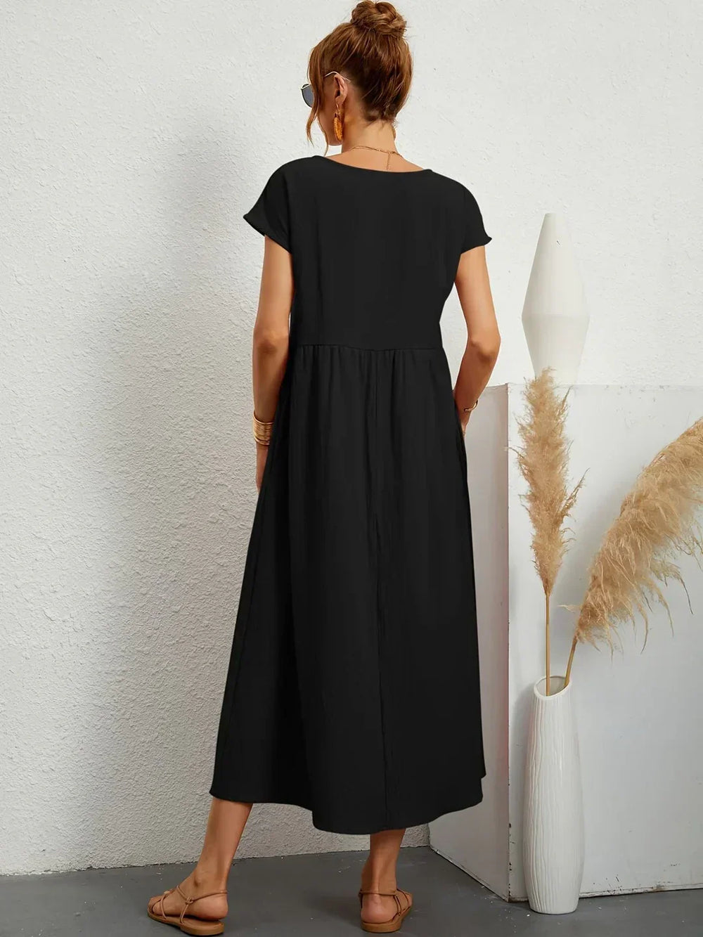 Gabrielle | Robe midi fluide intemporelle