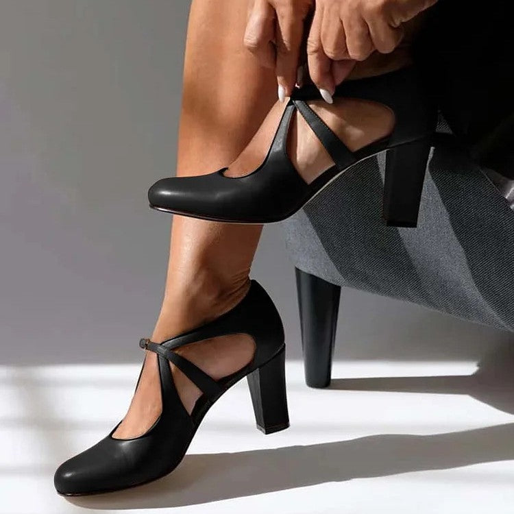 Camille™ | Talons confort en cuir élégants