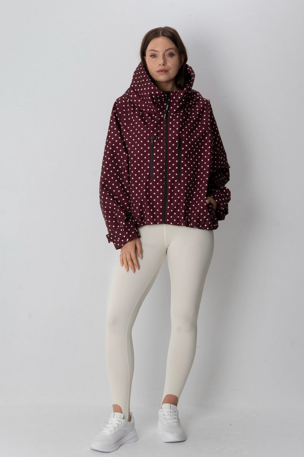 STM-TEX™ One Size Dot Short Oversized Rain Jacket