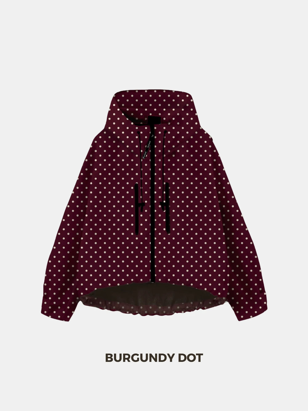 STM-TEX™ One Size Dot Short Oversized Rain Jacket
