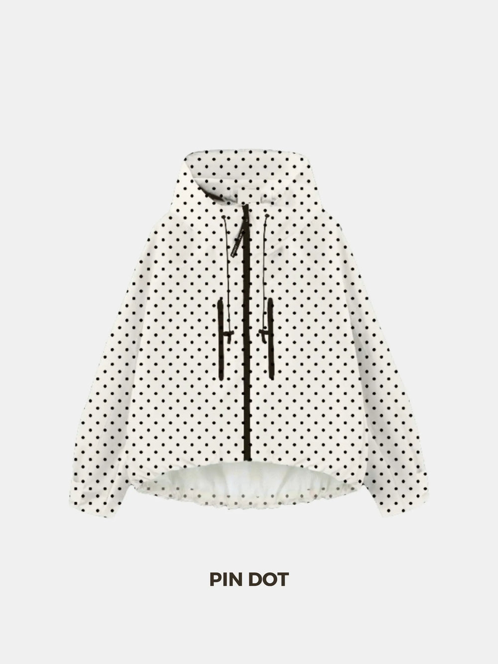 STM-TEX™ One Size Dot Short Oversized Rain Jacket