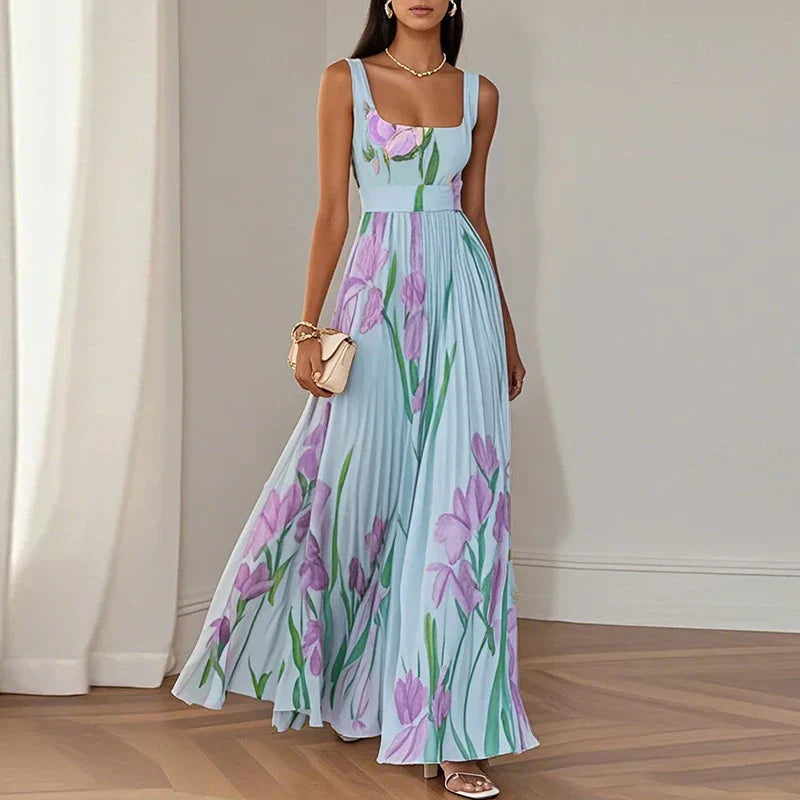 Oriah™ | Robe longue trapèze à fleurs