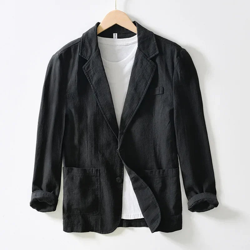 Marc | Blazer en lin et coton
