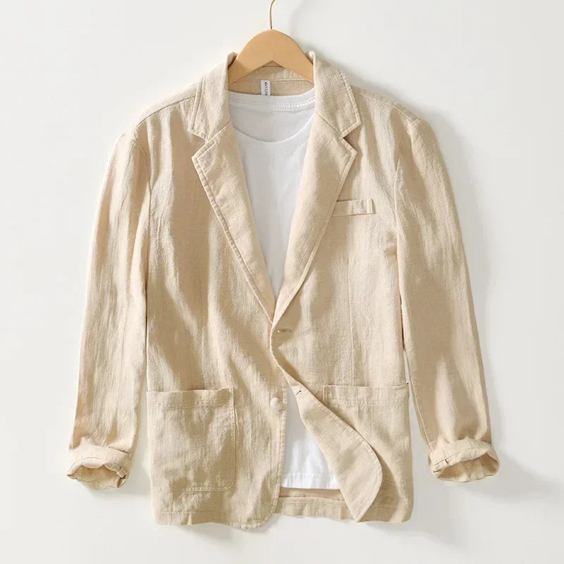 Marc | Blazer en lin et coton