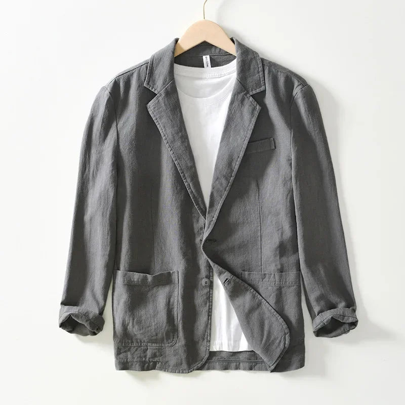 Marc | Blazer en lin et coton