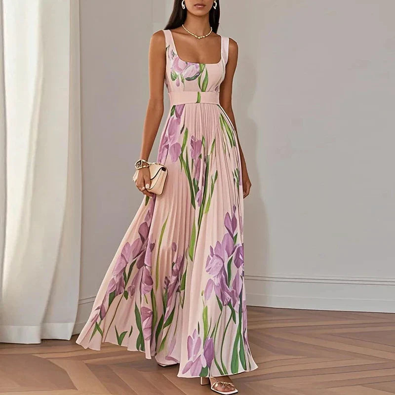 Oriah™ | Robe longue trapèze à fleurs