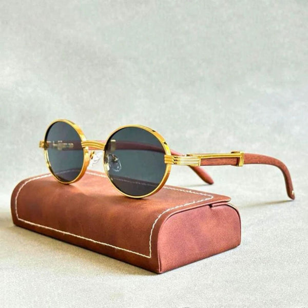 Lunettes de soleil rondes vintage Solara