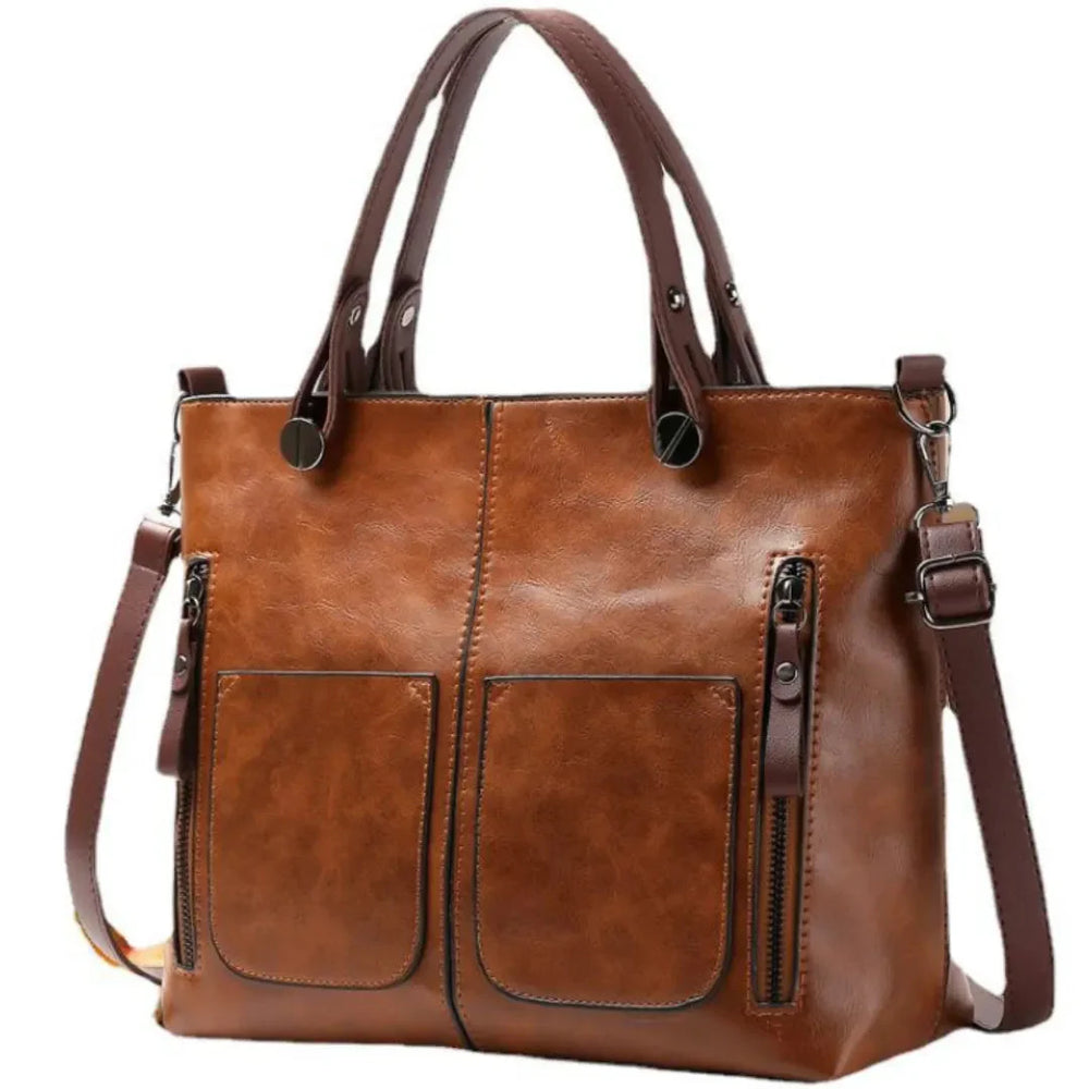 Sac fourre-tout en cuir PU pour femme Verona