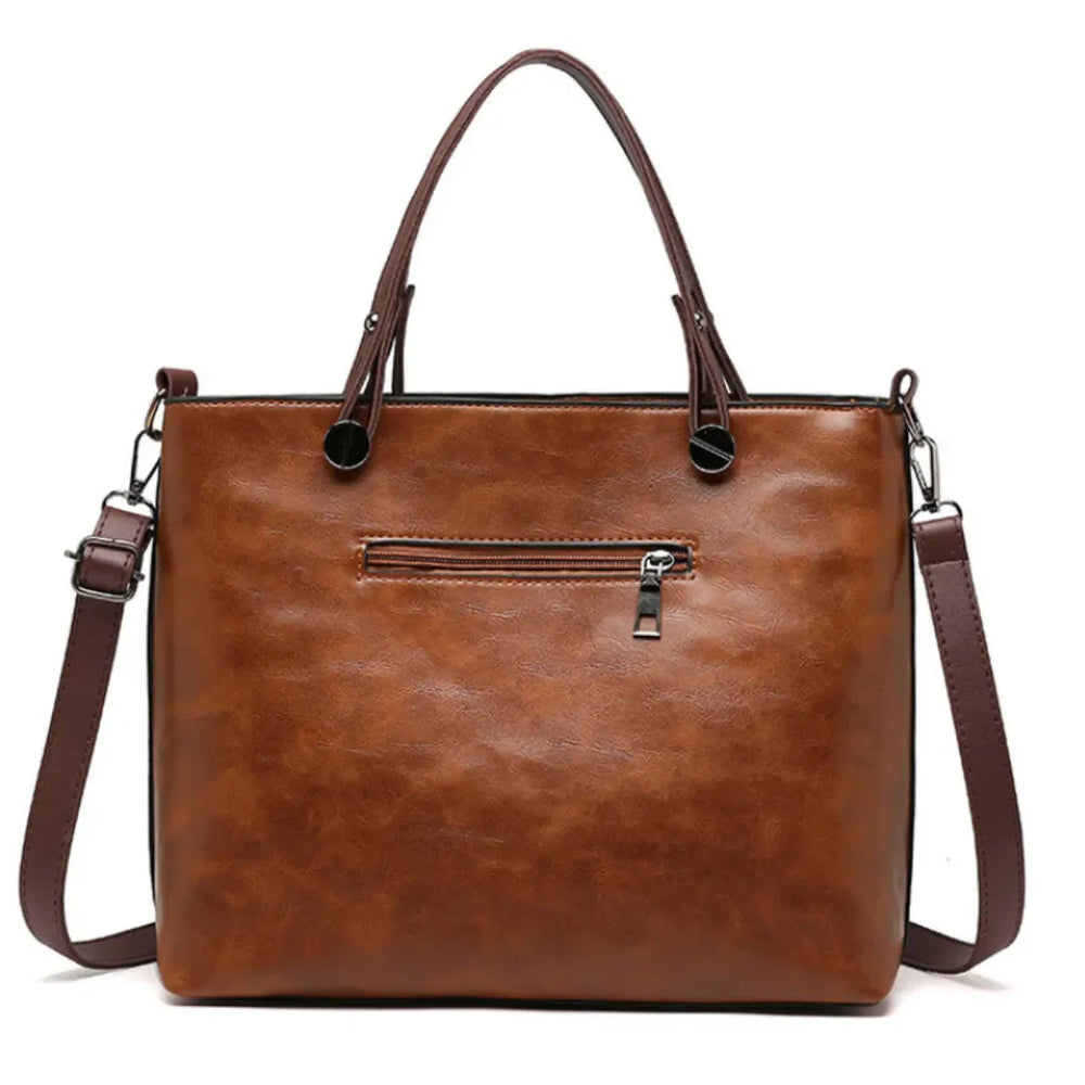 Sac fourre-tout en cuir PU pour femme Verona