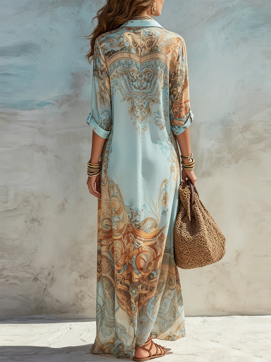 Serena | Robe chemise estivale