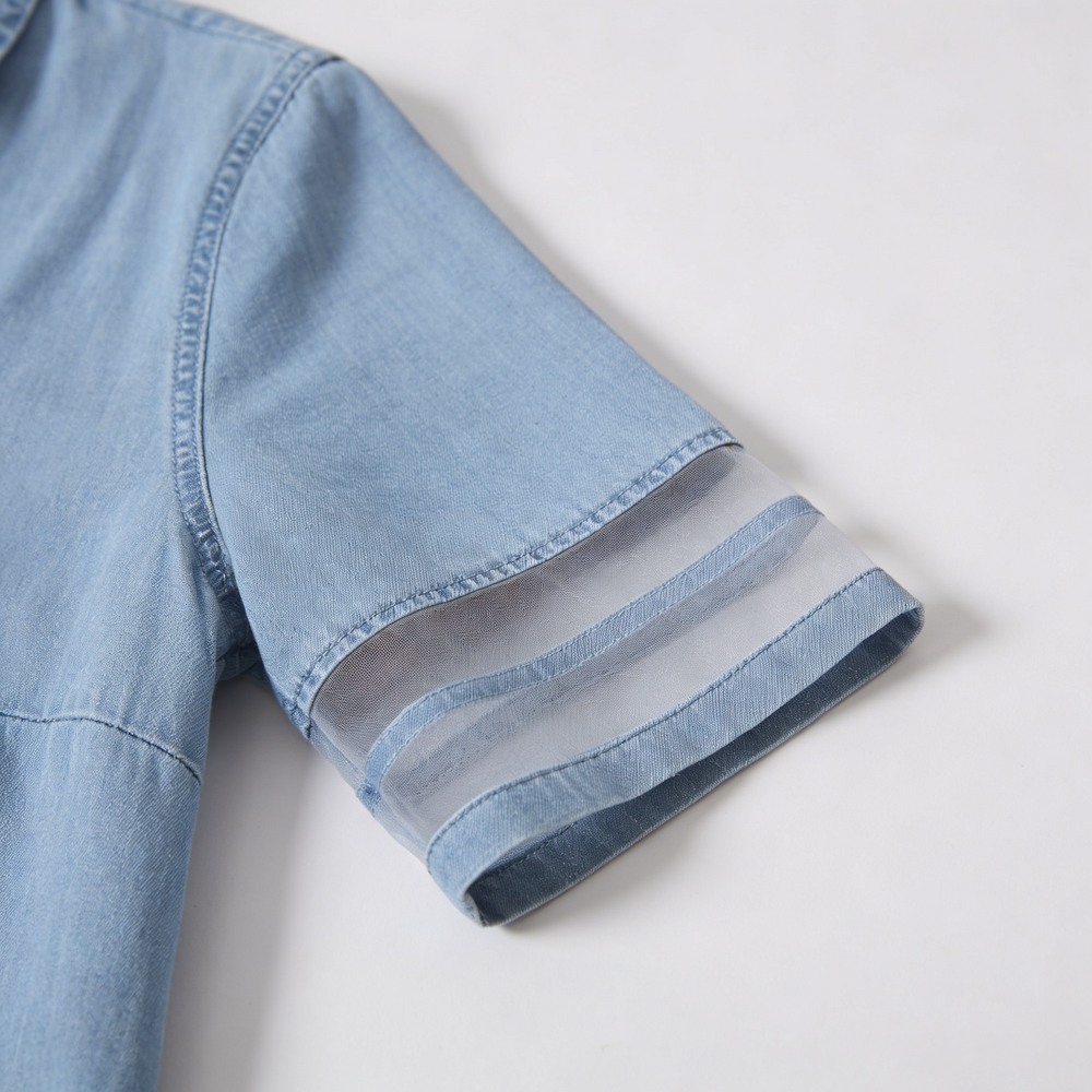 Charlotte | Robe chemisier effet lin
