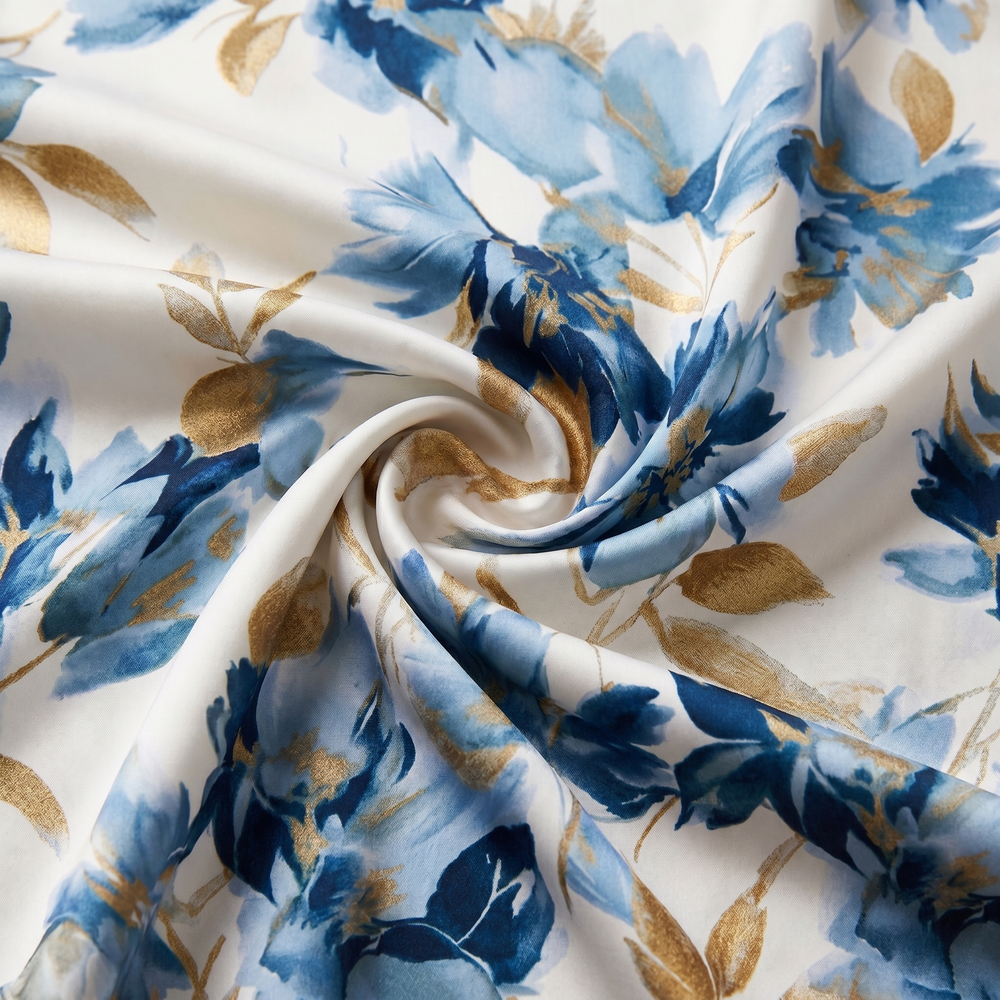Claire | Robe midi portefeuille à taille froncée et imprimé floral