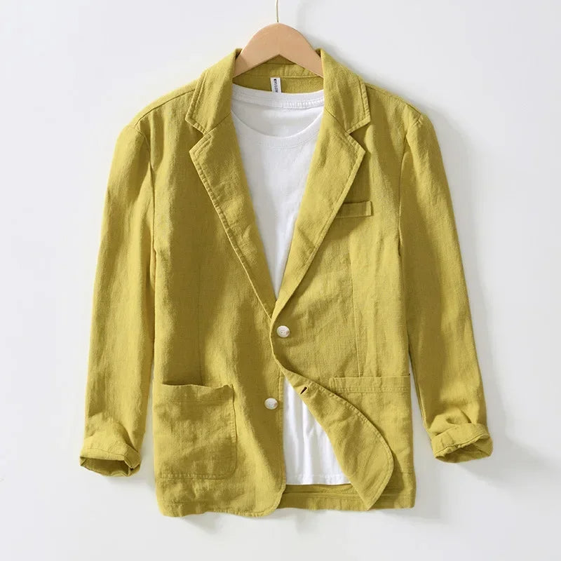 Marc | Blazer en lin et coton